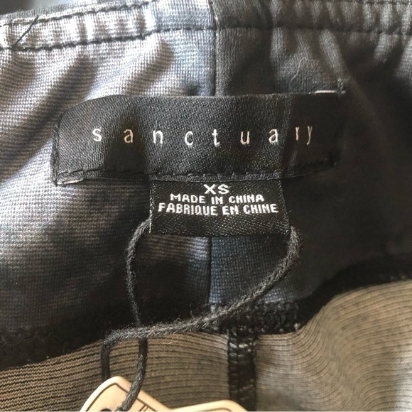 Sanctuary Grey Blue Print Leggings Size XS NWT - Picture 9 of 12